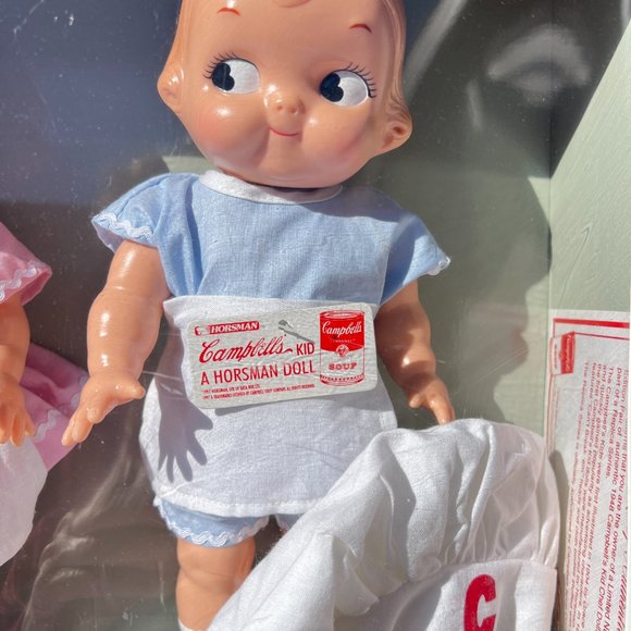 Horsman Campbells Kid 1948 Replica Chef Dolls Set Limited Edition From 1997 - Picture 4 of 16